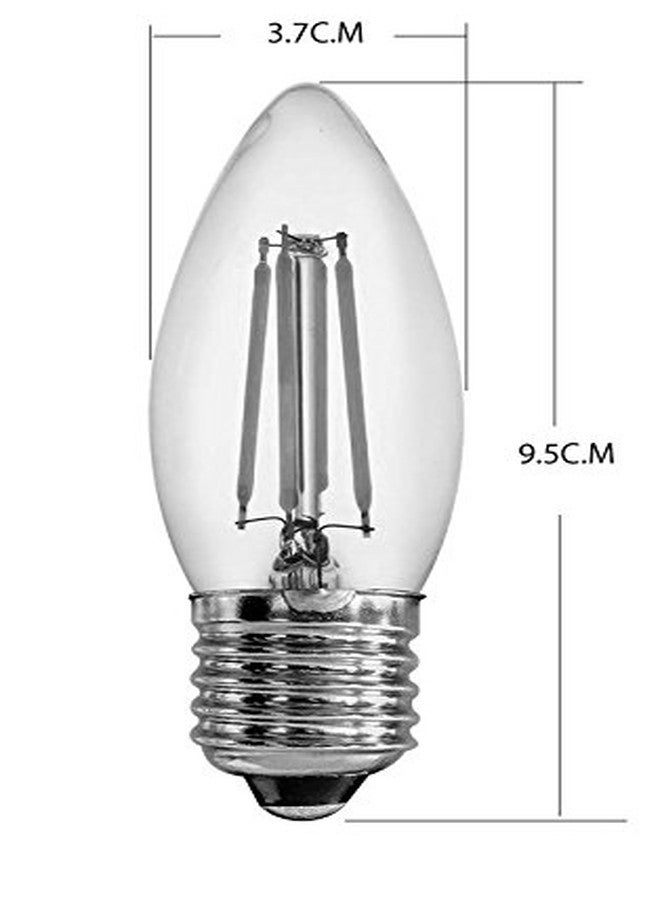 أورجن مصباح LED خيطي 6 واط - شمعة - E27 - لون أبيض دافئ - عبوة من 4 قطع - أصلي (الشركة المصنعة) - Image 2